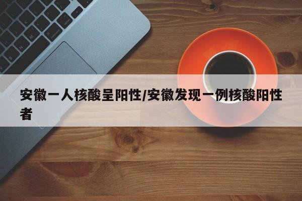 安徽一人核酸呈阳性/安徽发现一例核酸阳性者